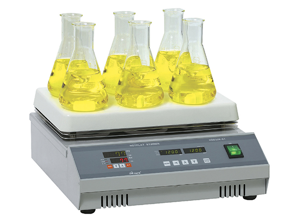 Digital Multi-position Magnetic stirrers with hot plate