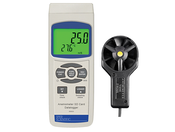 Anemometer SD Card Logger