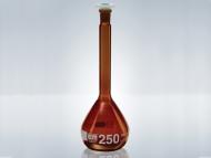 26401- Volumetric flask, Amber, class A