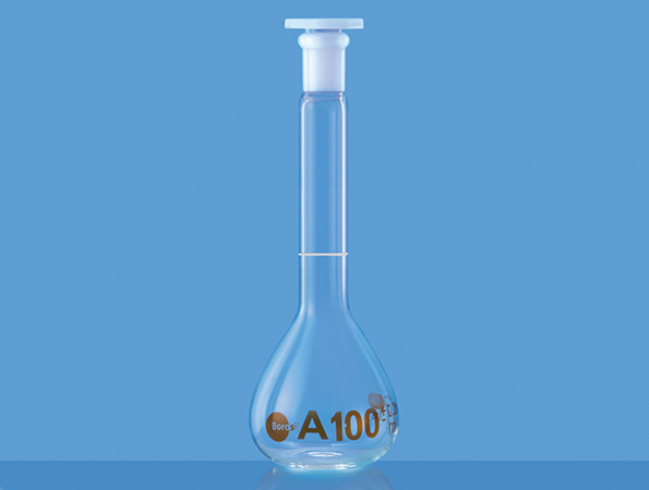 5646 - Volumetric Flasks, Plastic Stopper, Class A